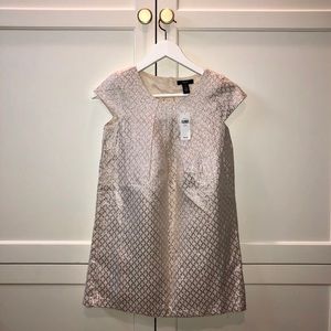 Gap kids shimmering cream/gold girls dress
